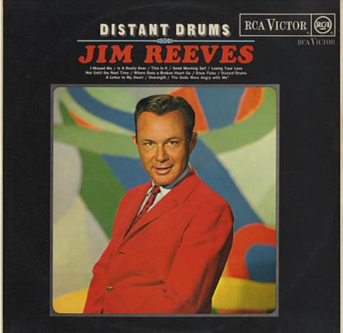Jim Reeves Distant Drums vinyl LP album (LP record) UK JB1LPDI385432