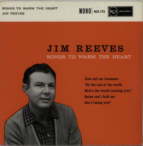 Jim Reeves Songs To Warm The Heart 7" vinyl single (7 inch record / 45) UK JB107SO607685