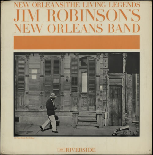 Jim Robinson New Orleans: The Living Legend vinyl LP album (LP record) UK 4JRLPNE592525