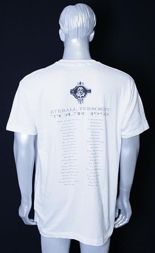 Jim Rose Circus Eyeball Terrorist Tour 1992 t-shirt US J34TSEY522622