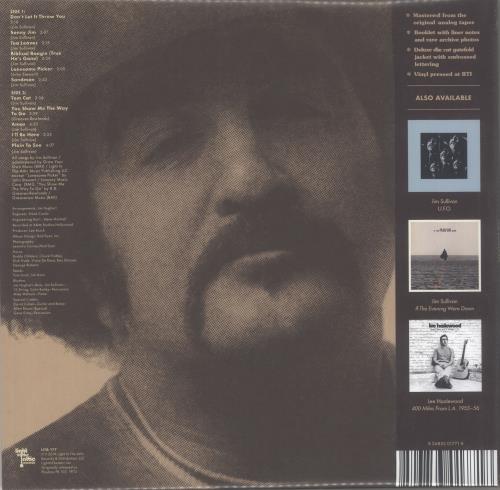 Jim Sullivan Jim Sullivan vinyl LP album (LP record) US 1NTLPJI748240