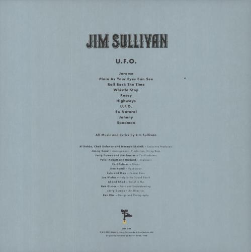 Jim Sullivan U.F.O. vinyl LP album (LP record) US 1NTLPUF856333