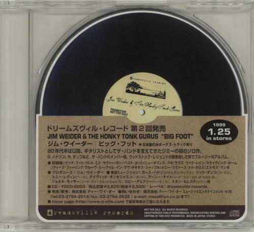 Jim Weider Big Foot CD album (CDLP) Japanese O3OCDBI679838