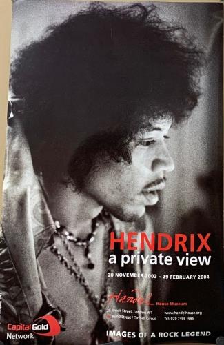 Jimi Hendrix A Private View poster UK HENPOAP739752