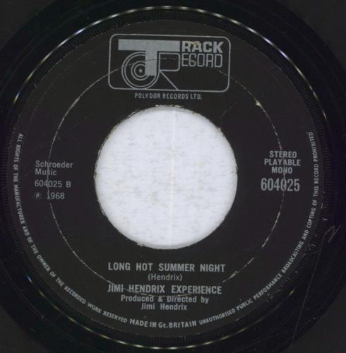 Jimi Hendrix All Along The Watchtower - Wide 7" vinyl single (7 inch record / 45) UK HEN07AL255793