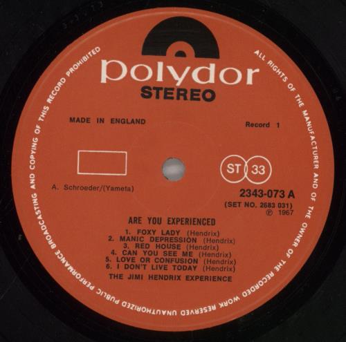 Jimi Hendrix Are You Experienced / Axis Bold As Love - VG 2-LP vinyl record set (Double LP Album) UK HEN2LAR761935