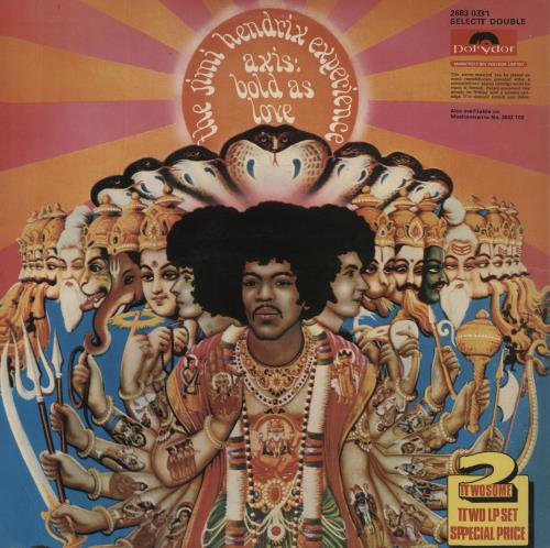 Jimi Hendrix Are You Experienced / Axis Bold As Love - VG 2-LP vinyl record set (Double LP Album) UK HEN2LAR761935