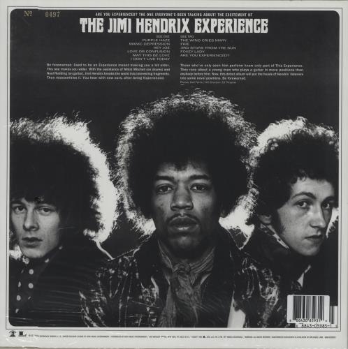 Jimi Hendrix Are You Experienced - 200gm vinyl LP album (LP record) US HENLPAR660654