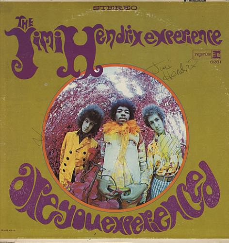 Jimi Hendrix Are You Experienced - Fully Autographed vinyl LP album (LP record) US HENLPAR322056