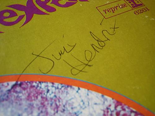 Jimi Hendrix Are You Experienced - Fully Autographed vinyl LP album (LP record) US HENLPAR322056