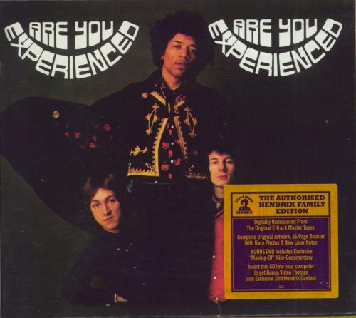 Jimi Hendrix Are You Experienced 2-disc CD/DVD set UK HEN2DAR498200