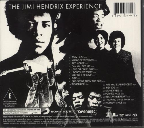Jimi Hendrix Are You Experienced 2-disc CD/DVD set UK HEN2DAR498200