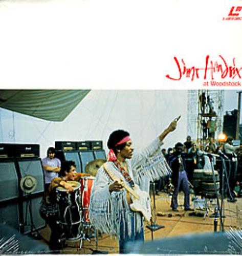 Jimi Hendrix At Woodstock laserdisc / lazerdisc UK HENLZAT160079