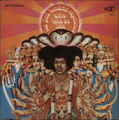 Jimi Hendrix Axis: Bold As Love - EX vinyl LP album (LP record) US HENLPAX863566