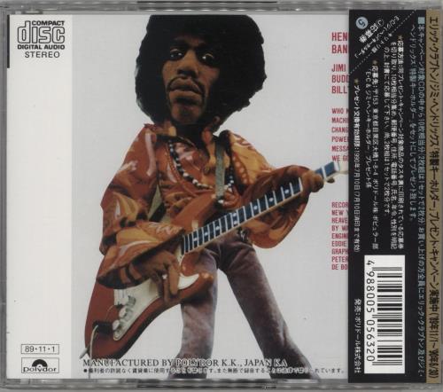 Jimi Hendrix Band Of Gypsys CD album (CDLP) Japanese HENCDBA869867