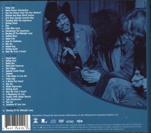 Jimi Hendrix BBC Sessions 3-disc CD/DVD Set UK HEN3DBB807483