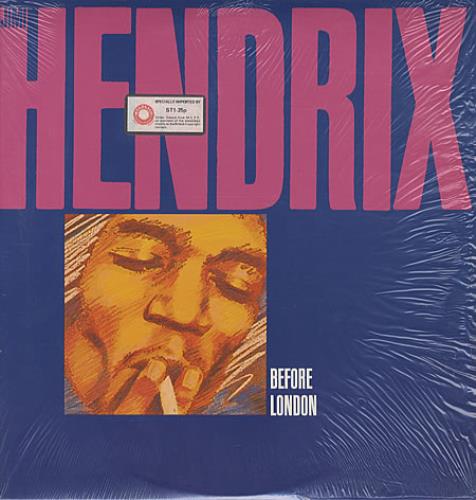 Jimi Hendrix Before London vinyl LP album (LP record) US HENLPBE337631