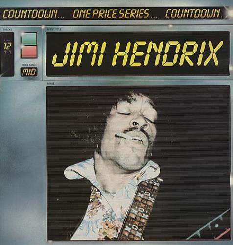 Jimi Hendrix Countdown Series vinyl LP album (LP record) UK HENLPCO337627