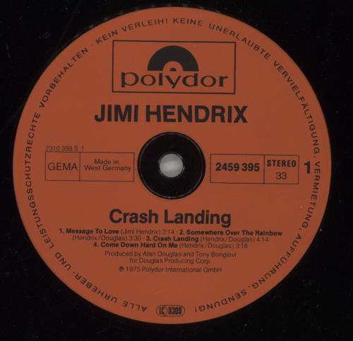 Jimi Hendrix Crash Landing vinyl LP album (LP record) German HENLPCR230284