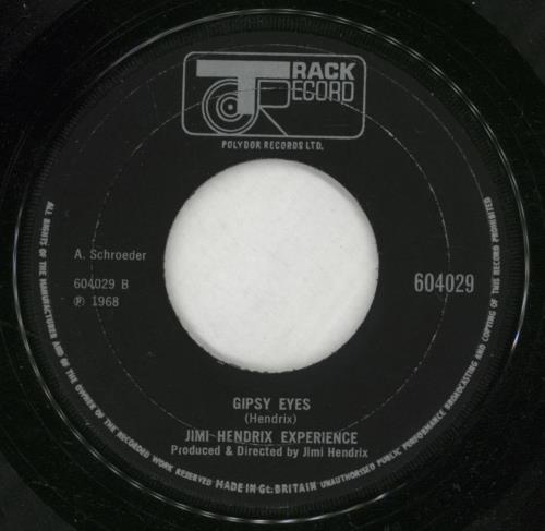 Jimi Hendrix Cross Town Traffic 7" vinyl single (7 inch record / 45) UK HEN07CR255834