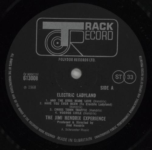 Jimi Hendrix Electric Ladyland - 1� - EX 2-LP vinyl record set (Double LP Album) UK HEN2LEL812385