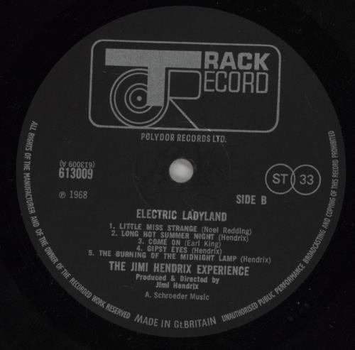 Jimi Hendrix Electric Ladyland - 1� - EX 2-LP vinyl record set (Double LP Album) UK HEN2LEL812385