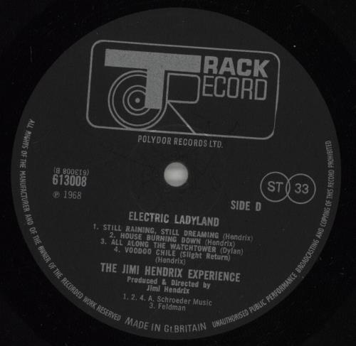 Jimi Hendrix Electric Ladyland - 1� - EX 2-LP vinyl record set (Double LP Album) UK HEN2LEL812385