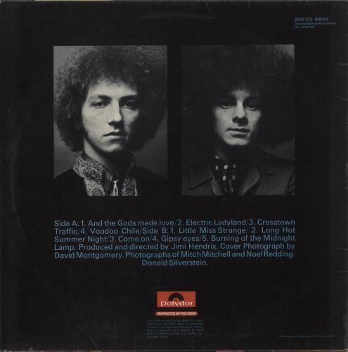 Jimi Hendrix Electric Ladyland Part 2 vinyl LP album (LP record) UK HENLPEL61973