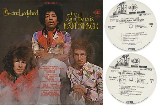 Jimi Hendrix Electric Ladyland 2-LP vinyl record set (Double LP Album) US HEN2LEL382549