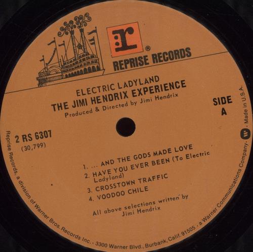 Jimi Hendrix Electric Ladyland 2-LP vinyl record set (Double LP Album) US HEN2LEL412274