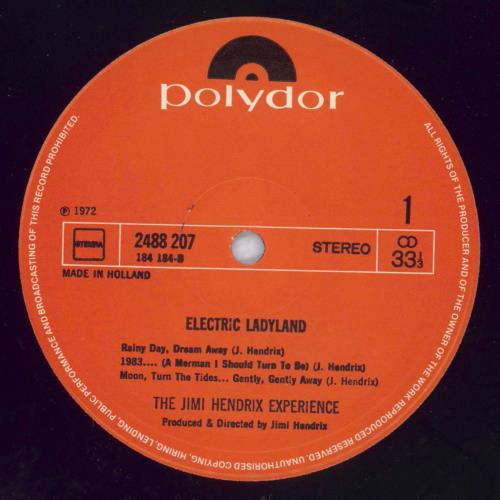 Jimi Hendrix Electric Ladyland 2-LP vinyl record set (Double LP Album) Dutch HEN2LEL822044