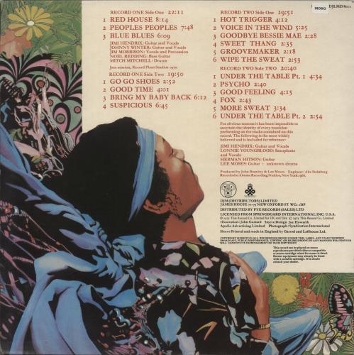 Jimi Hendrix For Real - Ruby Red 2-LP vinyl record set (Double LP Album) UK HEN2LFO646349