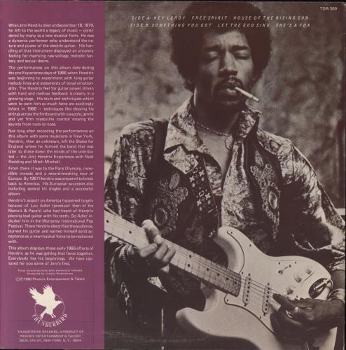 Jimi Hendrix Free Spirit vinyl LP album (LP record) US HENLPFR799619