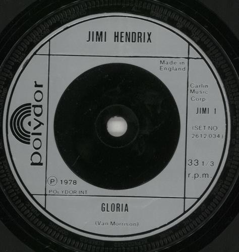 Jimi Hendrix Gloria - Single-Sided 7" vinyl single (7 inch record / 45) UK HEN07GL583814