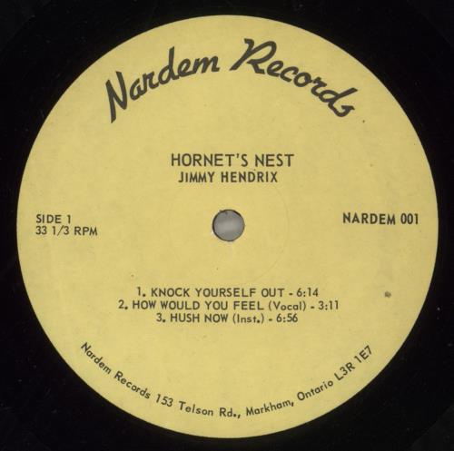 Jimi Hendrix Hornets Nest vinyl LP album (LP record) Canadian HENLPHO701454