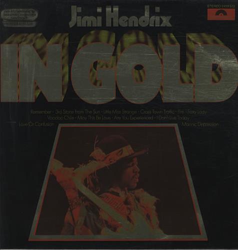 Jimi Hendrix In Gold vinyl LP album (LP record) German HENLPIN337625