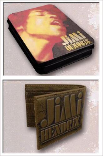 Jimi Hendrix Leather Bi-Fold Wallet memorabilia UK HENMMLE364576