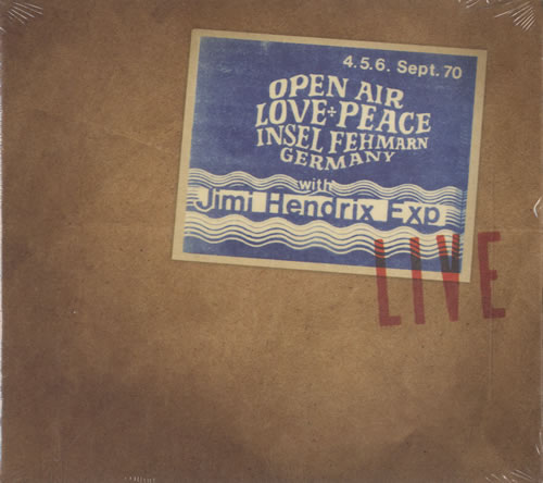 Jimi Hendrix Live At The Isle Of Fehmarn CD album (CDLP) US HENCDLI525395