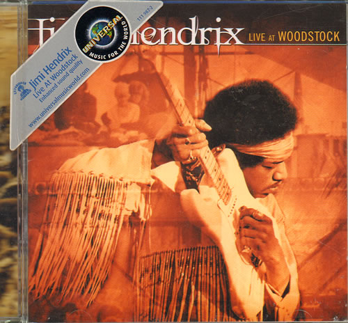 Jimi Hendrix Live At Woodstock 2 CD album set (Double CD) UK HEN2CLI642695