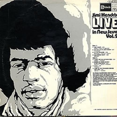 Jimi Hendrix Live In New Jersey Vol.2 vinyl LP album (LP record) Swedish HENLPLI267018