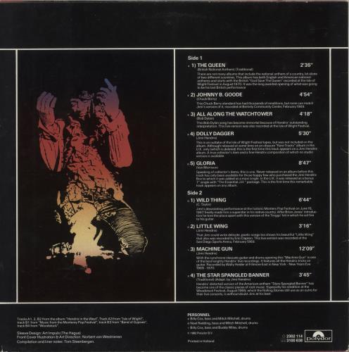 Jimi Hendrix Live vinyl LP album (LP record) Dutch HENLPLI229727