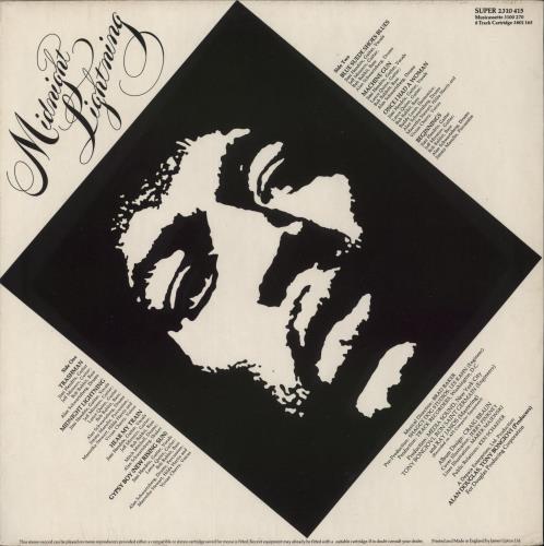 Jimi Hendrix Midnight Lightning - EX vinyl LP album (LP record) UK HENLPMI813485