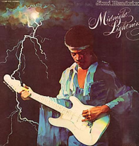 Jimi Hendrix Midnight Lightning vinyl LP album (LP record) Japanese HENLPMI214841