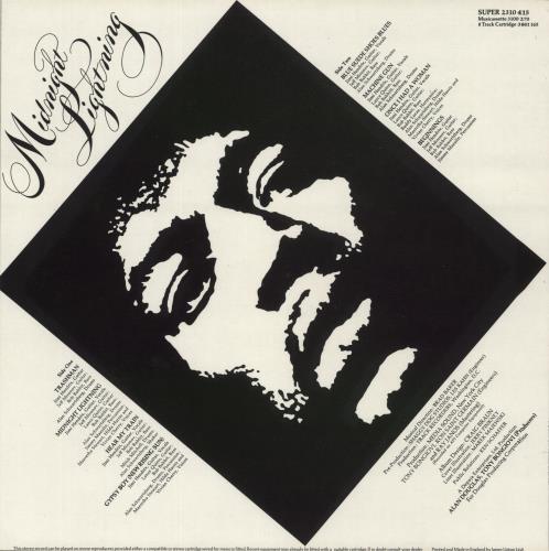 Jimi Hendrix Midnight Lightning vinyl LP album (LP record) UK HENLPMI71871