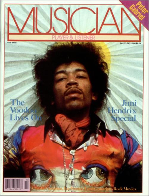 Jimi Hendrix Musician magazine US HENMAMU491116