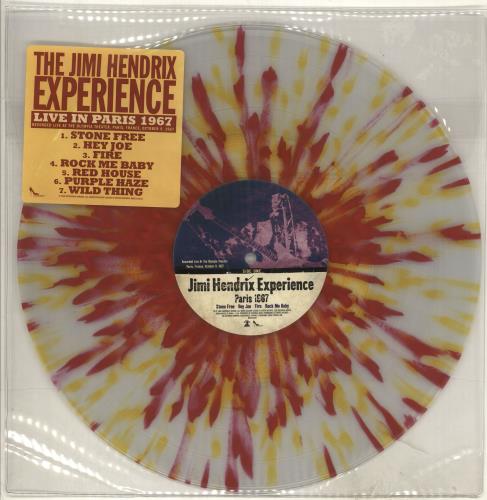 Jimi Hendrix Paris 1967 vinyl LP album (LP record) US HENLPPA558436