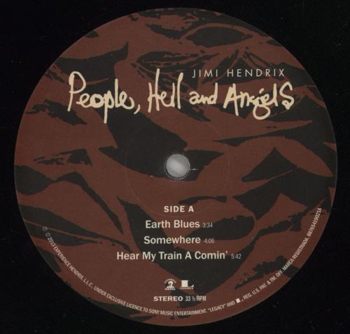 Jimi Hendrix People, Hell And Angels - 200gm - EX 2-LP vinyl record set (Double LP Album) US HEN2LPE873172