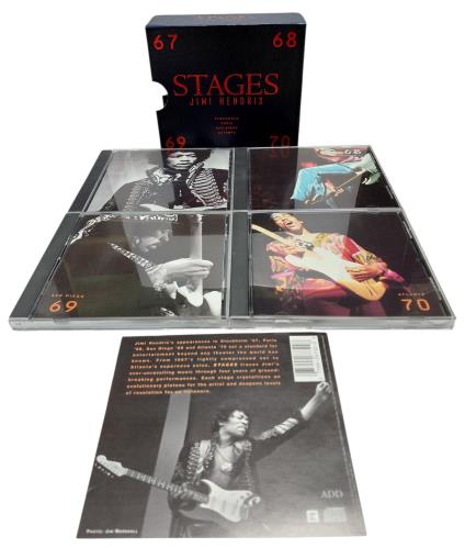 Jimi Hendrix Stages CD Album Box Set US HENDXST444722