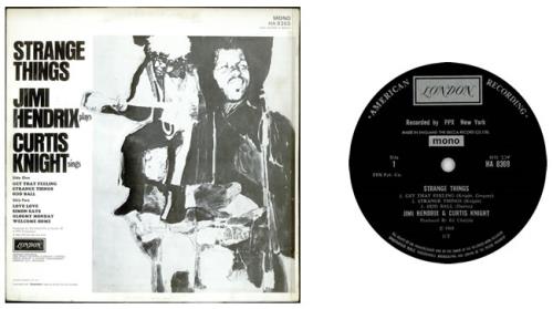 Jimi Hendrix Strange Things - Mono vinyl LP album (LP record) UK HENLPST59796