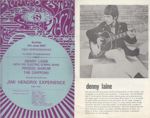 Jimi Hendrix Sunday At The Saville tour programme UK HENTRSU816738